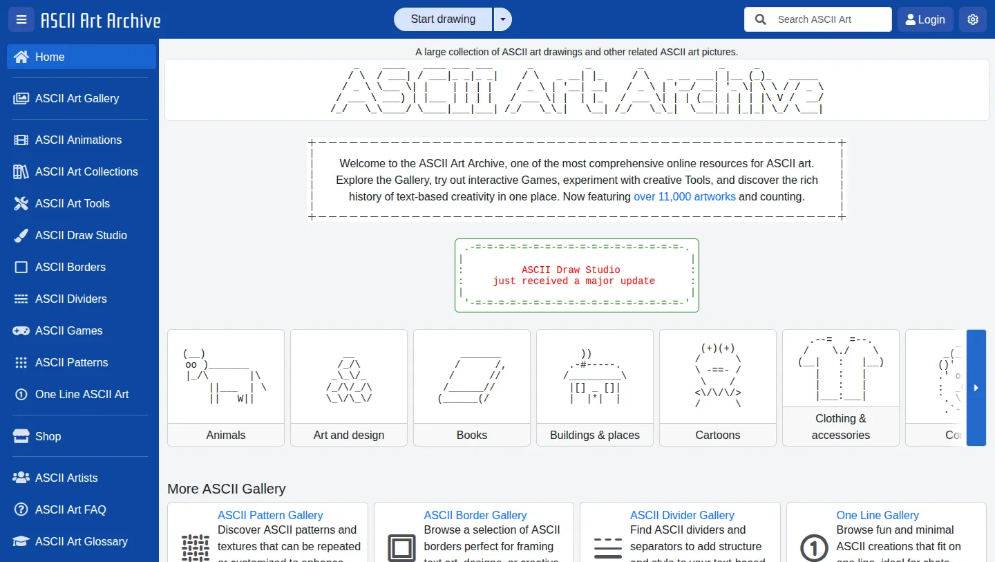 ASCII Art Archive 截图