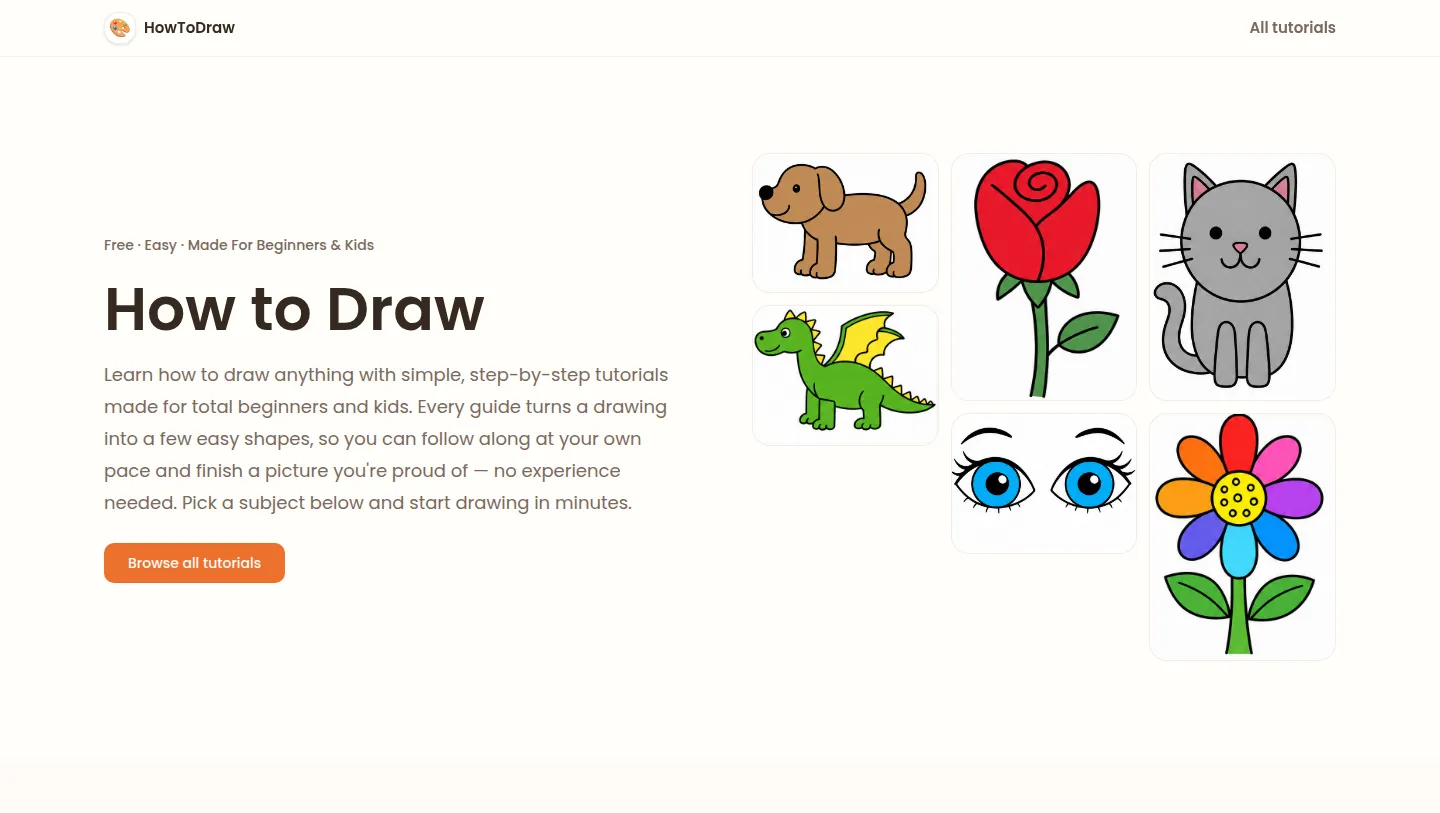 How to Draw - 零基础绘画教程 截图
